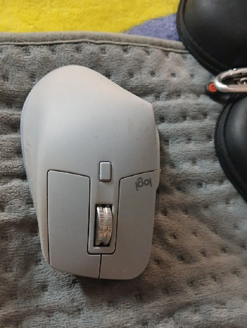 Logitech MX Master 3 Mouse with Black Travel Cases - Silver/Black